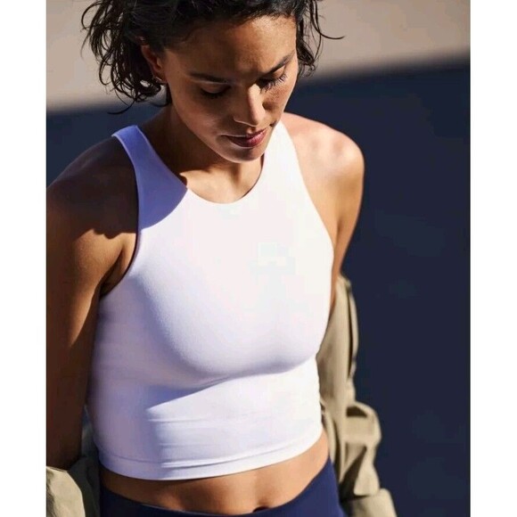 Athleta Women's Conscious Crop Bra Plus Size 3X DD+ Light Lavender - Picture 4 of 16